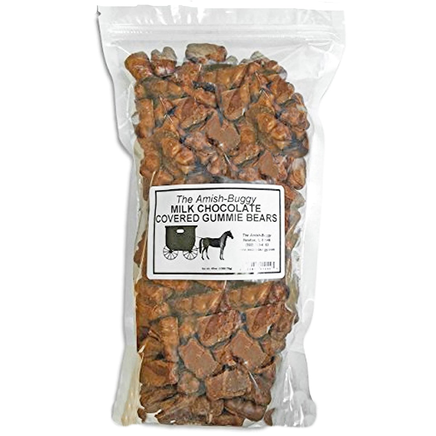 Milk Chocolate Covered Gummi Bears (2 Pound)