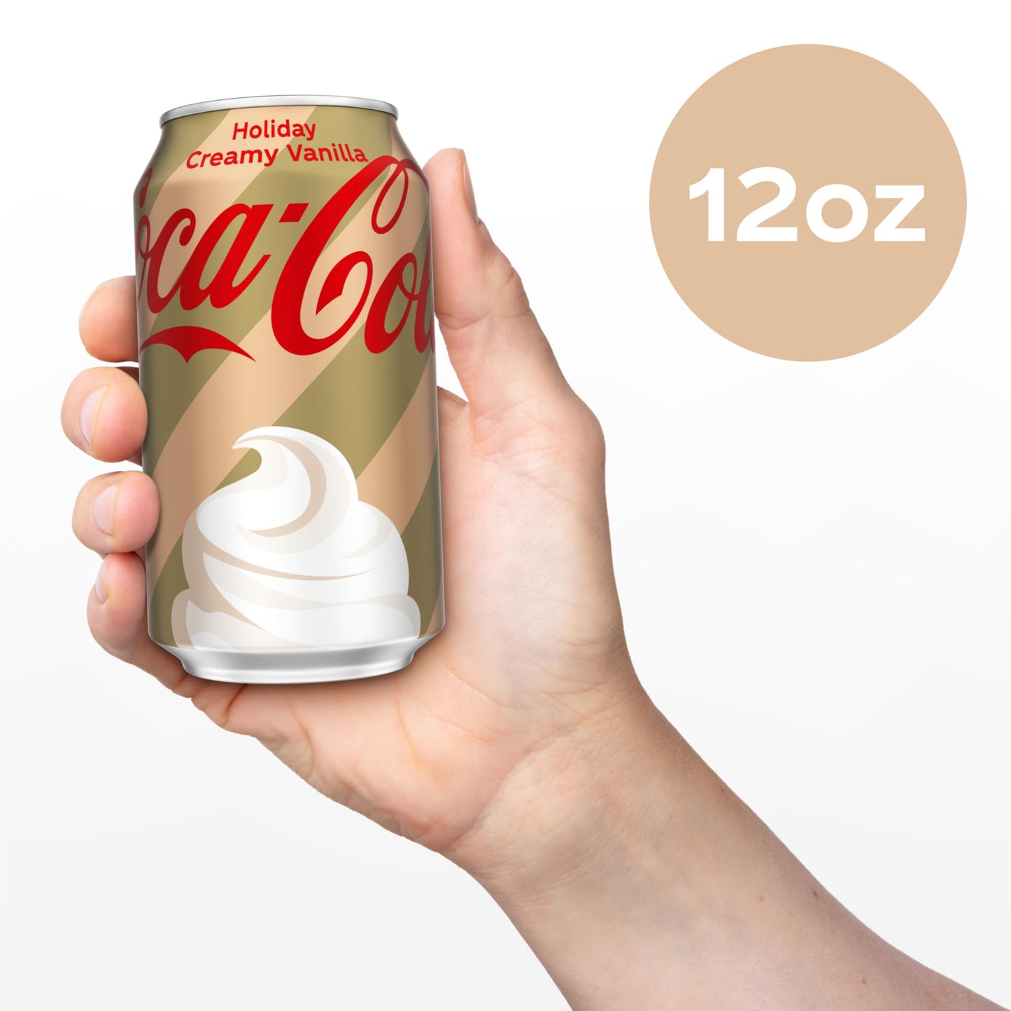 Coca-Cola Holiday Creamy Vanilla Fridge Pack Cans  12 fl oz  12 Pack
