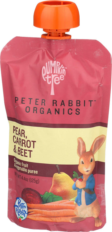Peter Rabbit Organics Puree Beet Carrot Pear, 4.40 Oz