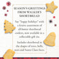 Walker? Assorted Shortbread Cookies in Festive Shapes - Shortbread Cookie Tin (8.8 oz) - Includes Christmas Tree, Bell, Star and