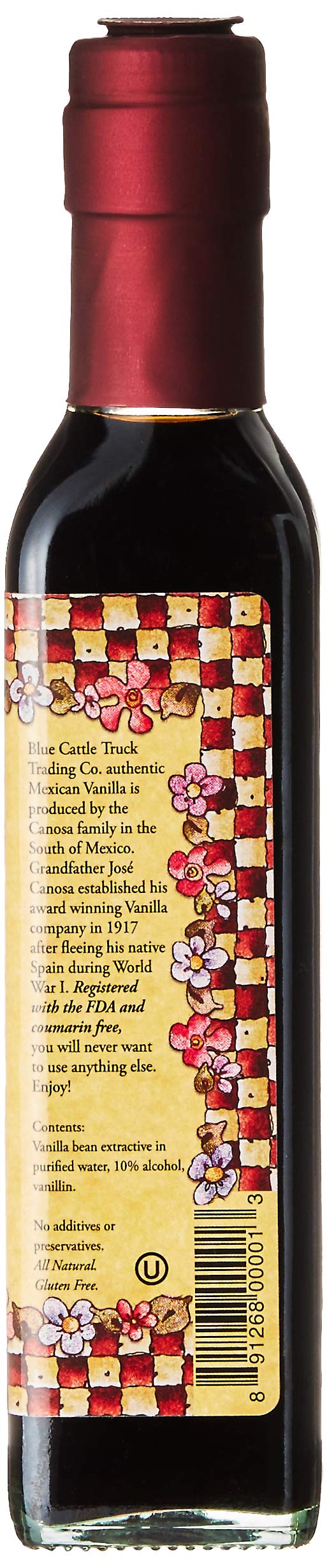 Blue Cattle Truck Trading Co. Gourmet Mexican Vanilla Extract, 8.4 Fl Oz, Medium