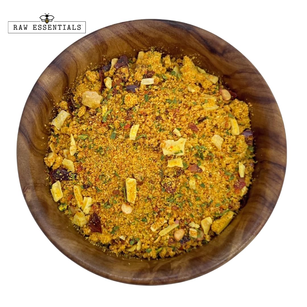 Raw Essentials Spicy Chicken Bouillon - Soup And Ramen Seasoning Blend - Savory And Warm - Add To Flavor Soup, Ramen, And Pho -
