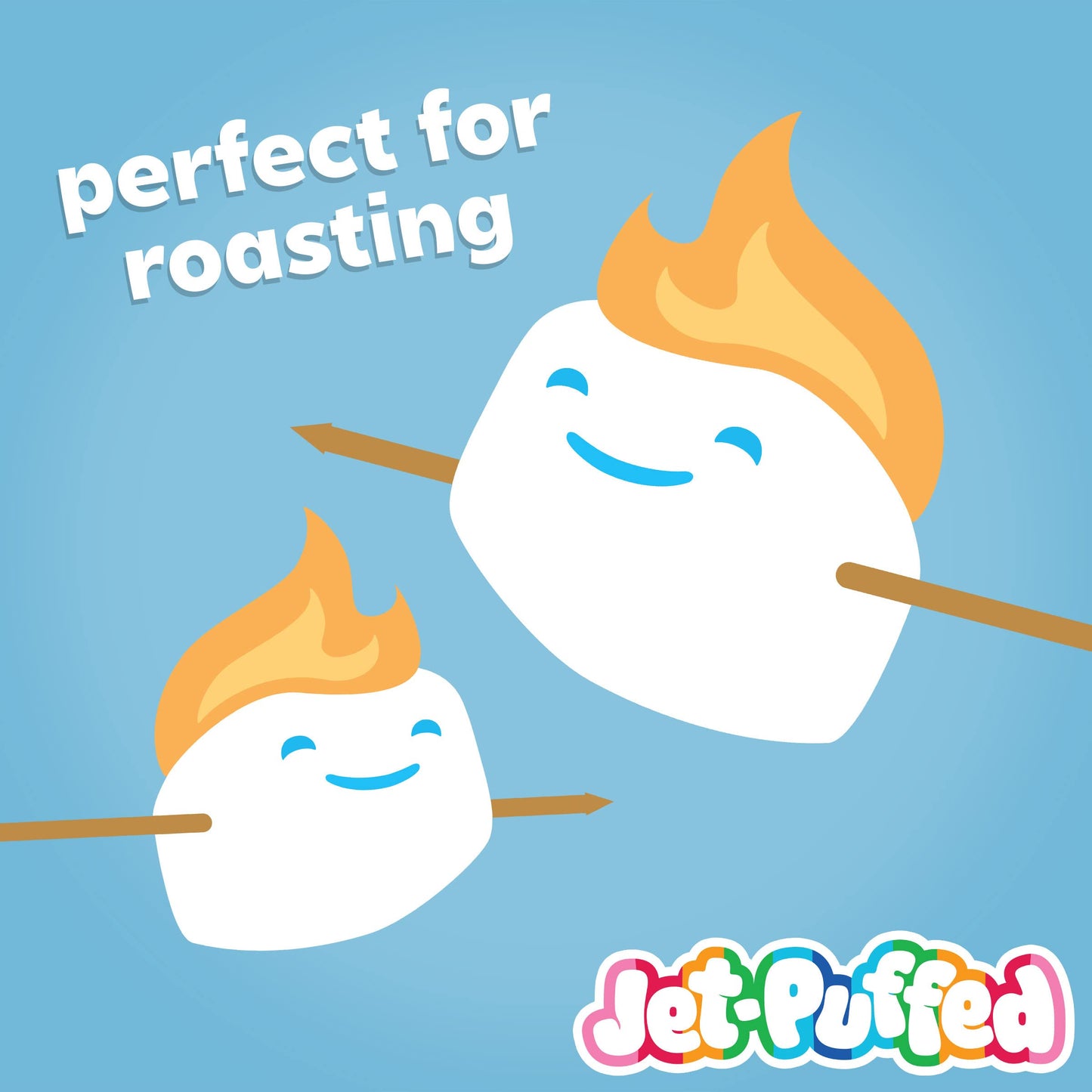 Jet Puffed Jumbo Marshmallow Snack, 24 Ounce - 8 per case.