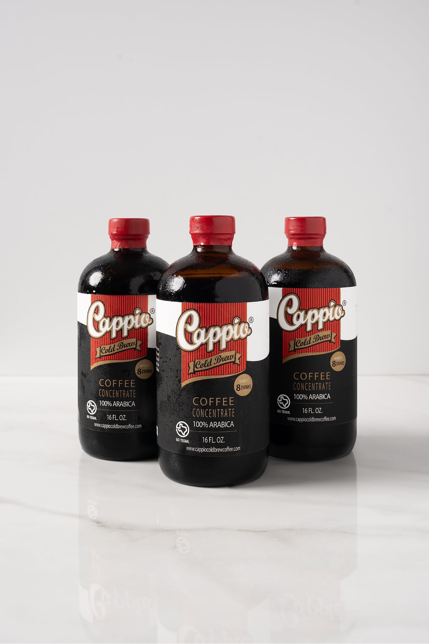 Cappio Cold Brew Coffee, 6-Pack Of 16 Oz Bottles – Bold, Smooth, Low-Acidity Coffee Made With 100% Arabica Beans, Perfect For Iced Or Hot Coffee