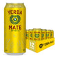 Guayaki Yerba Mate Energy Drink Alternative, Lemon Elation, 150mg Caffeine, 15.5 Fl Oz (Pack of 12)