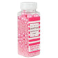 Pink Pearl Sugar Sprinkles 4.58 Oz, Pink Sprinkles For Cake Decorating, Pink Sprinkles Edible, Pink Sprinkles For Cupcakes