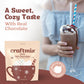 Craftmix Cozy Hot Chocolate Mix - 12 Individual Hot Cocoa Packets - Instant Hot Chocolate Drink - Made With Real Cocoa - Vegan,