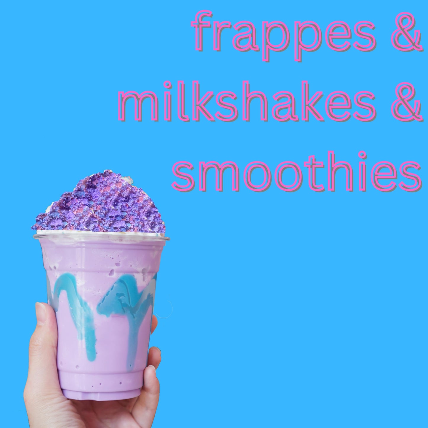 Cotton Candy Crunch Topping For Ice Cream, Froyo, Frappes, Cupcake And Dessert Toppings 7 Ounce