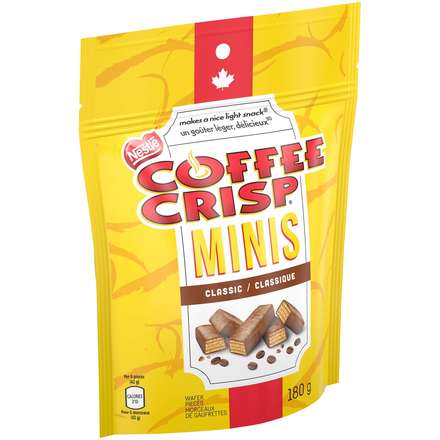 Coffee Crisp Minis, 180G/6.3 Oz. Bag (Imported From Canada)