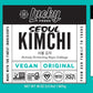 Lucky Foods Seoul Vegan Kimchi, (56Oz / 3.5 Lbs), Authentic Korean Premium Fermented Napa Cabbage Kimchi (Made In Usa) (Pack Of