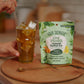 Four Sigmatic Gut Health Organic Herbal Tea | Organic Lemon Ginger Tea with Probiotics & Turkey Tail Mushroom | Instant Digestiv