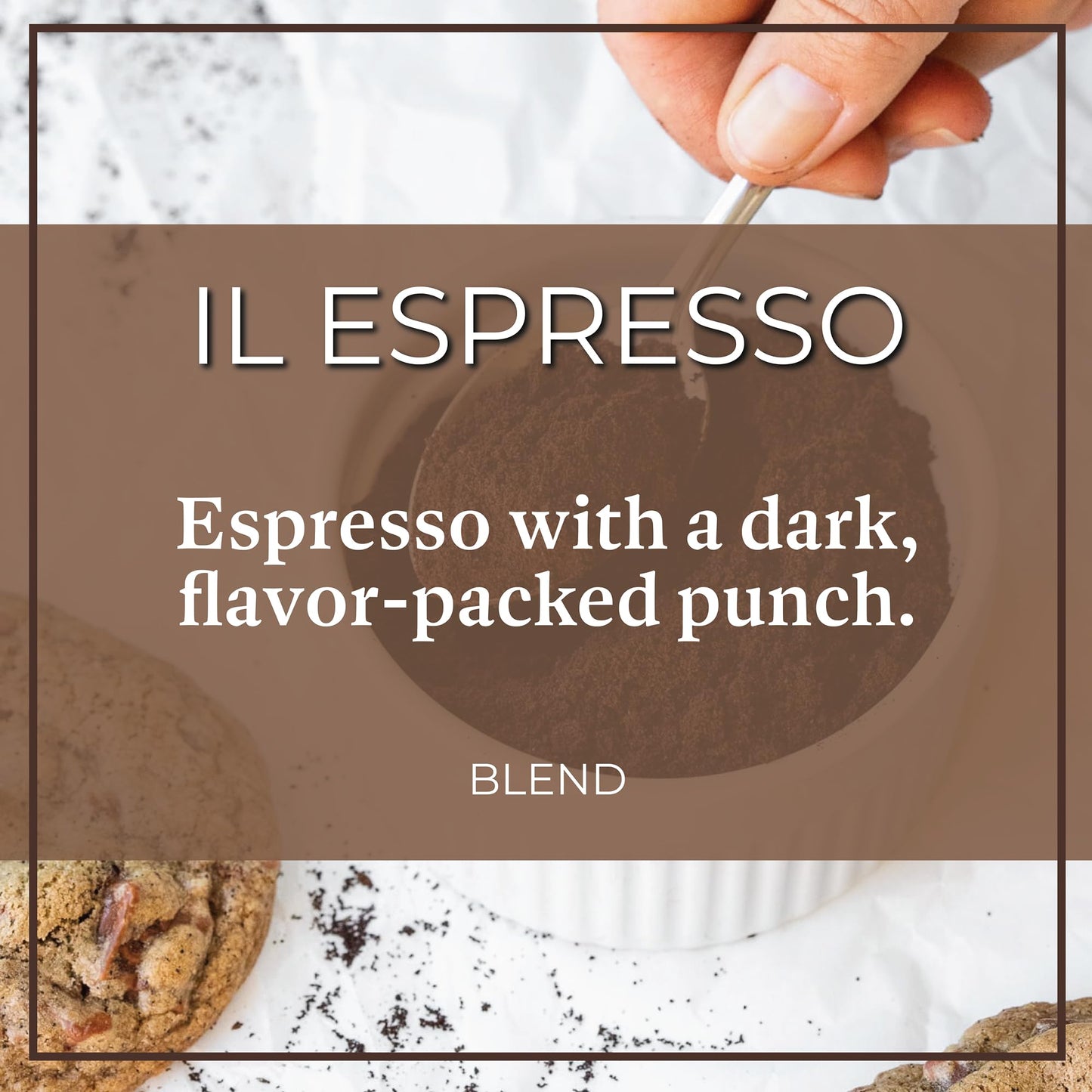 The Bean Organic Coffee Company Il Espresso, Classic Dark Roast, Ground Coffee, 16-Ounce Bags (Pack Of 2), Café Molido Tostado Orgánico