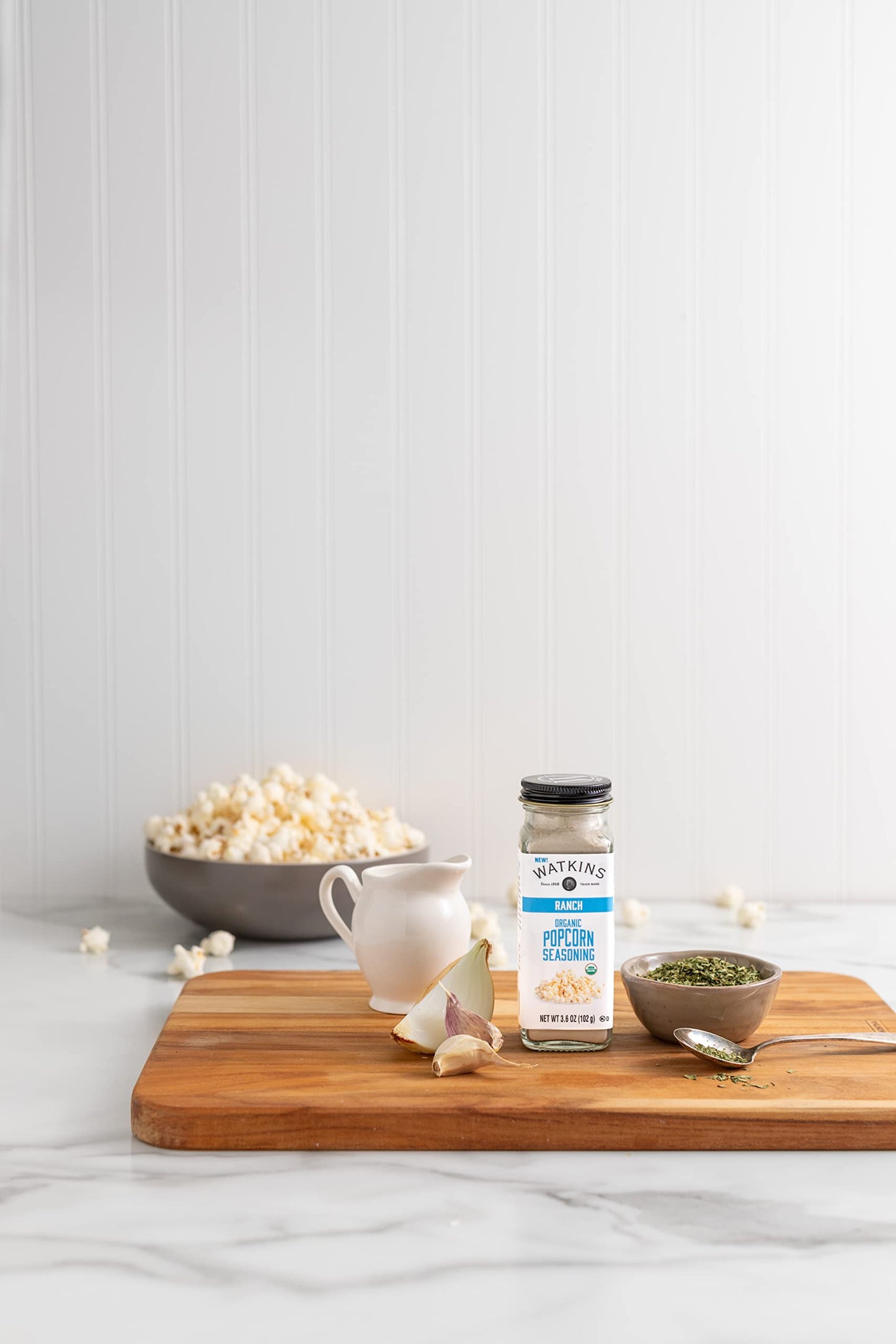 Watkins Gourmet Organic Ranch Popcorn Seasoning, 3.6 Oz