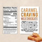 Darrell Lea Caramel Craving Chocolate Bar, Premium 6.4 Ounce Chocolate Bar Filled With Caramel Fudge & Caramel Chips | 100% Sust