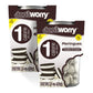 Don'Tworry Keto Friendly Merengue Cookies | Only 1 Calorie Per Piece! | 2 Pack - Cookies And Cream | Healthy Candy, Gluten Free