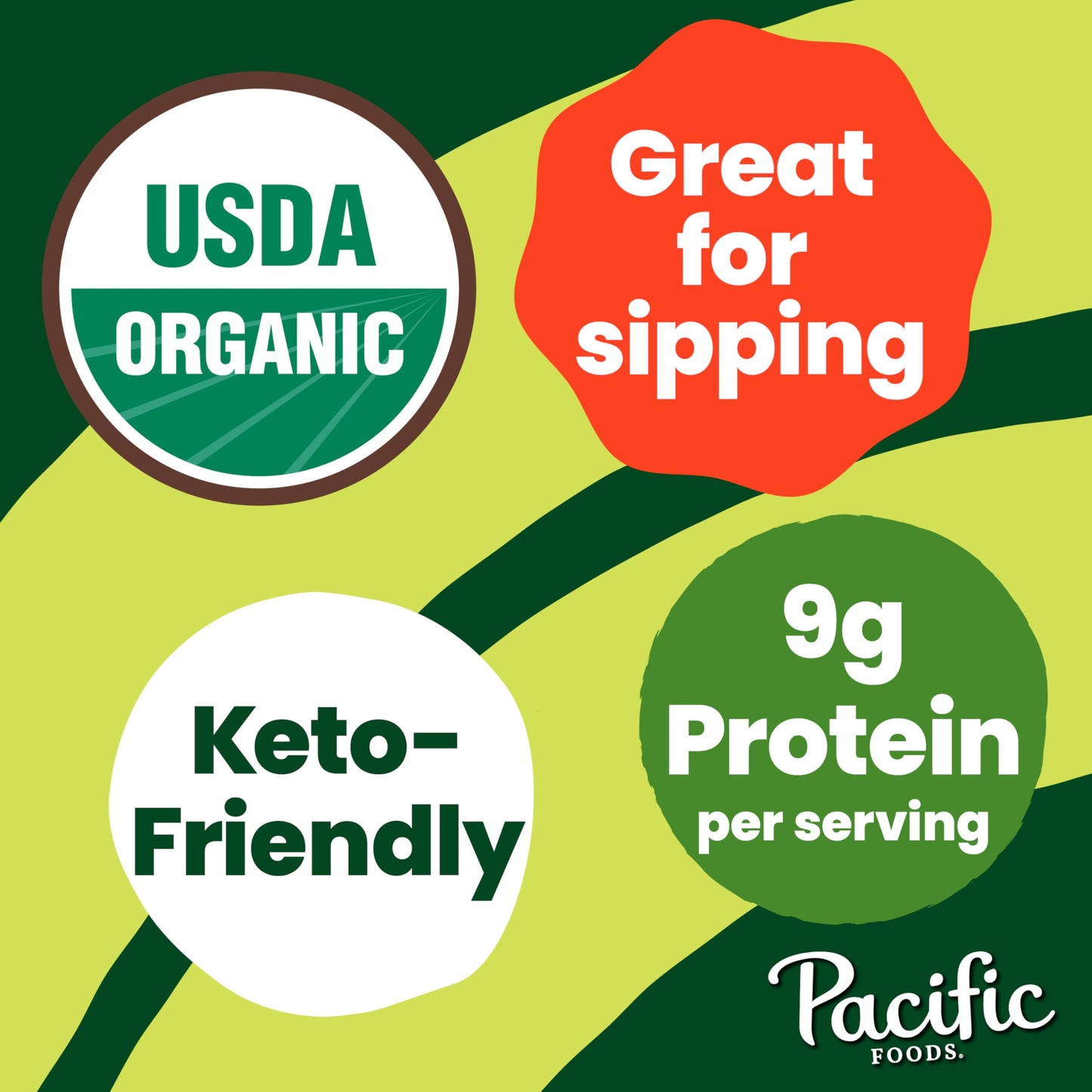 Pacific Foods Organic Chicken Bone Broth, Unsalted, 32 oz Carton
