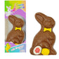 Fruidles Milk Chocolate Easter Bunny Holiday Treats, Decorated Solid Smooth Milk Chocolate, Party Bag Fillers, Individually Boxe