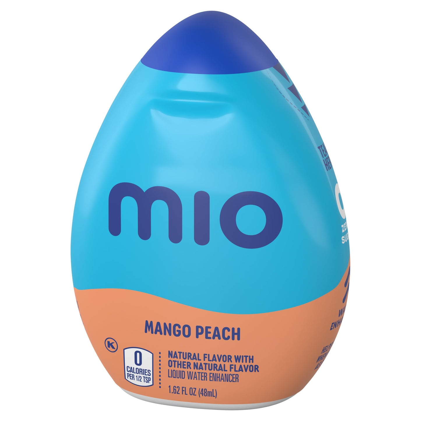 Mio Liquid Water Enhancer - Makes 24 Servings + Vitamins, 1.62 Oz Each, (Mango Peach, Pack Of 2)