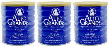 Alto Grande Super Premium Coffee Ground 8.8 Ounces - 3 Cans