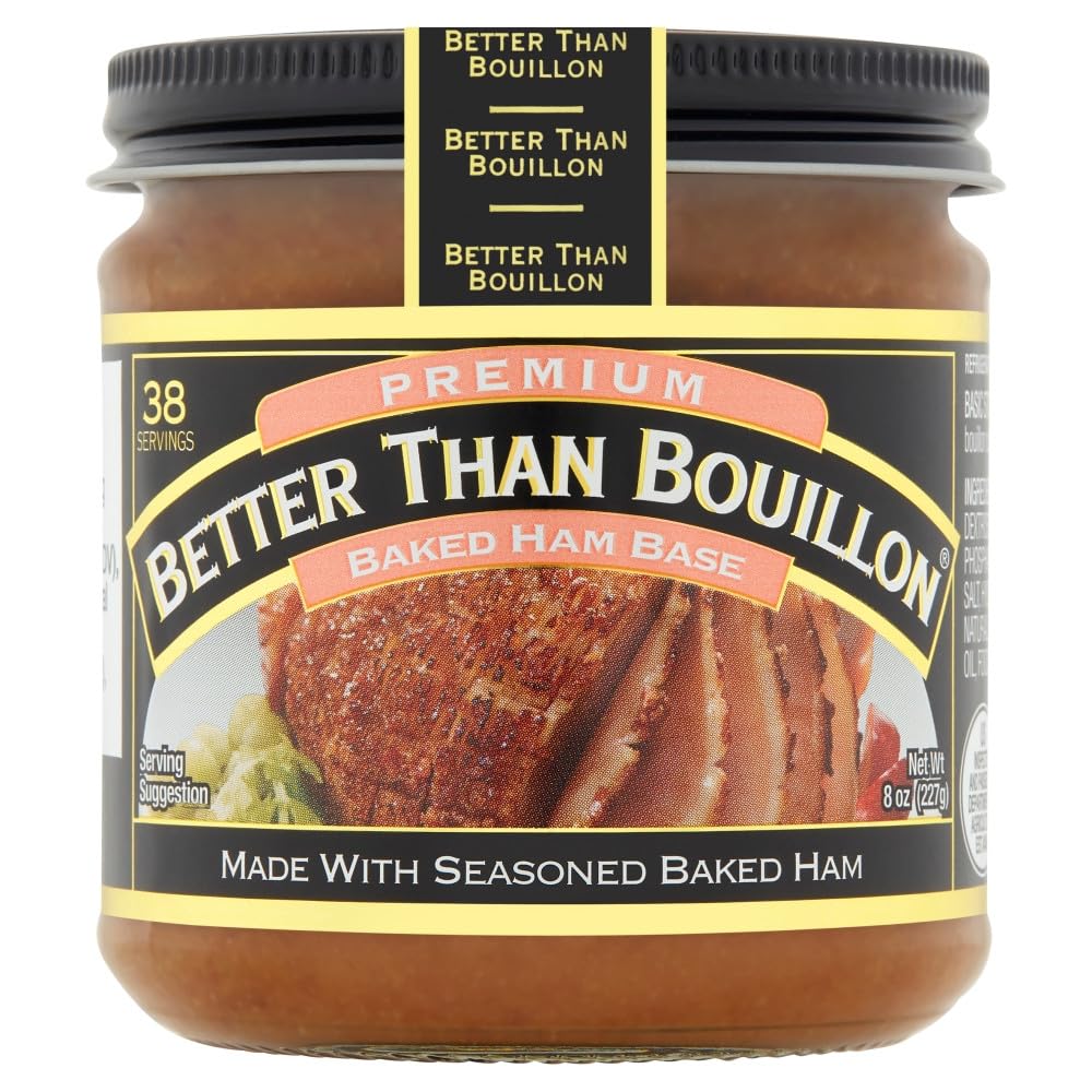 Better Than Bouillon Base Variety Pack, 1 Premium Baked Ham Base, 1 Culinary Collection Italian Herb Base, 1 Premium Turkey Base