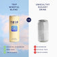 Trip Mindful Blend  Lightly Sparkling Calming Drink  120 MG Magnesium Citrate with Ashwagandha  Lions Mane & L Theanine  No Added Sugar  Low Calorie  Vegan  Blood Orange  12 Oz  12Pk