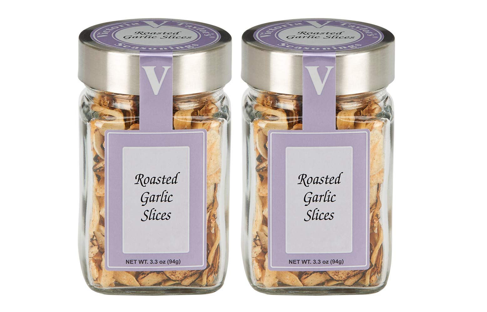 Roasted Garlic Slices- 3.3 oz. Jar (Pack of 2) A pantry staple! The simplest way to enhance flavor without the hassle of peeling
