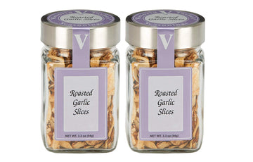 Roasted Garlic Slices- 3.3 oz. Jar (Pack of 2) A pantry staple! The simplest way to enhance flavor without the hassle of peeling