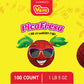Vero PicaFresa Strawberry Artificially Flavored Gummy Coated with Chili and Sugar, 8 Bags, 100 Count Each, Net Weight of 10 Poun