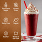 Syruvia Red Velvet Coffee Syrup - 25.4 Fl Oz Premium Coffee Flavoring Syrup - Kosher Coffee Syrups, Gluten Free, No Coloring, Pe