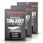Kaimana Jerky Wild-Caught Ahi Tuna Jerky - Peppered, All-Natural, 3 Pack, 2.5 oz