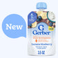 Gerber Toddler Food, Banana Blueberry, Fruit Puree, Yogurt & Whole Grains Pouches, Iron & Choline Helps Support Brain Developmen