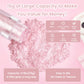 Pink Edible Glitter For Cakes And Cocktails, 15G Food-Grade Pink Luster Dust Edible Shimmer Powder For Drinks,Baking,Easter Egg