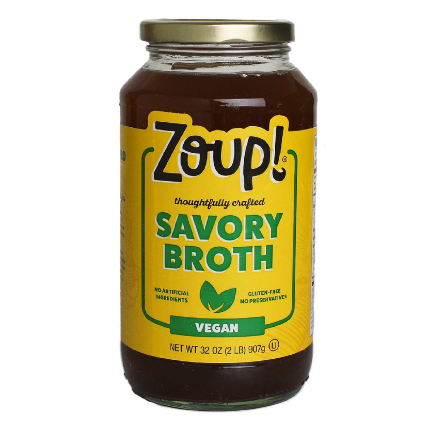 Savory Broth by Zoup! Keto-Friendly, Gluten Free, Non-GMO - Great for Stock, Bouillon, Soup Base or in Gravy - 1-Pack (32 oz)