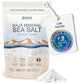 BAHA - Baja Mineral Sea Salt | Original Natural Grain Baha Mineral Salt from Sea of Cortez | Low Sodium & Mineral | For Cooking  Plating and Hydration | for Grinding | 1 Lb. Bag