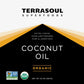 Terrasoul Superfoods Extra Virgin Organic Coconut Oil, 2 Pounds (Glass Jar)