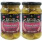 Tassos Almond Stuffed Halkidiki Super Colossal Olives 2/12.91oz. (2 Pack)
