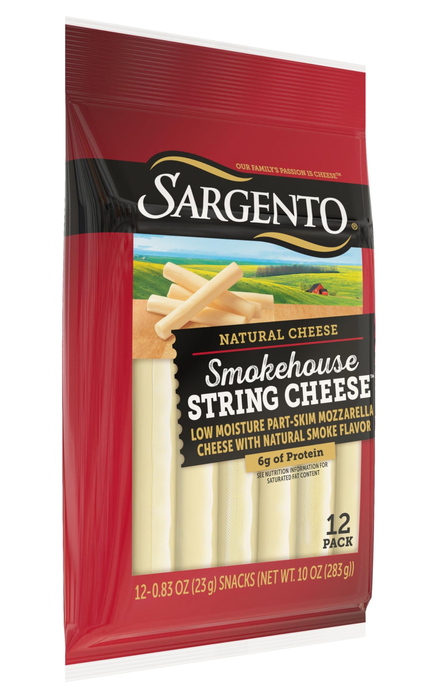Sargento Natural Smokehouse String Cheese, 12-Count