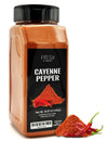 Fresh Finest Cayenne Pepper Powder 15.87 oz Bold Flavor all Natural Red Pepper Spice 50,000 SHU Heat, Commercial and Home Cookin