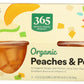 365 By Whole Foods Market, Peaches And Pears Organic 4 Count, 16 Ounce