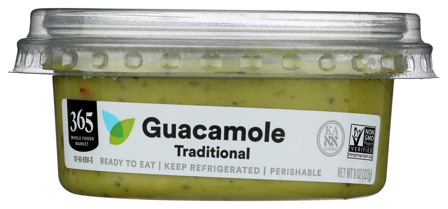 Whole Foods Market Guacamole, Traditional, 8 Oz