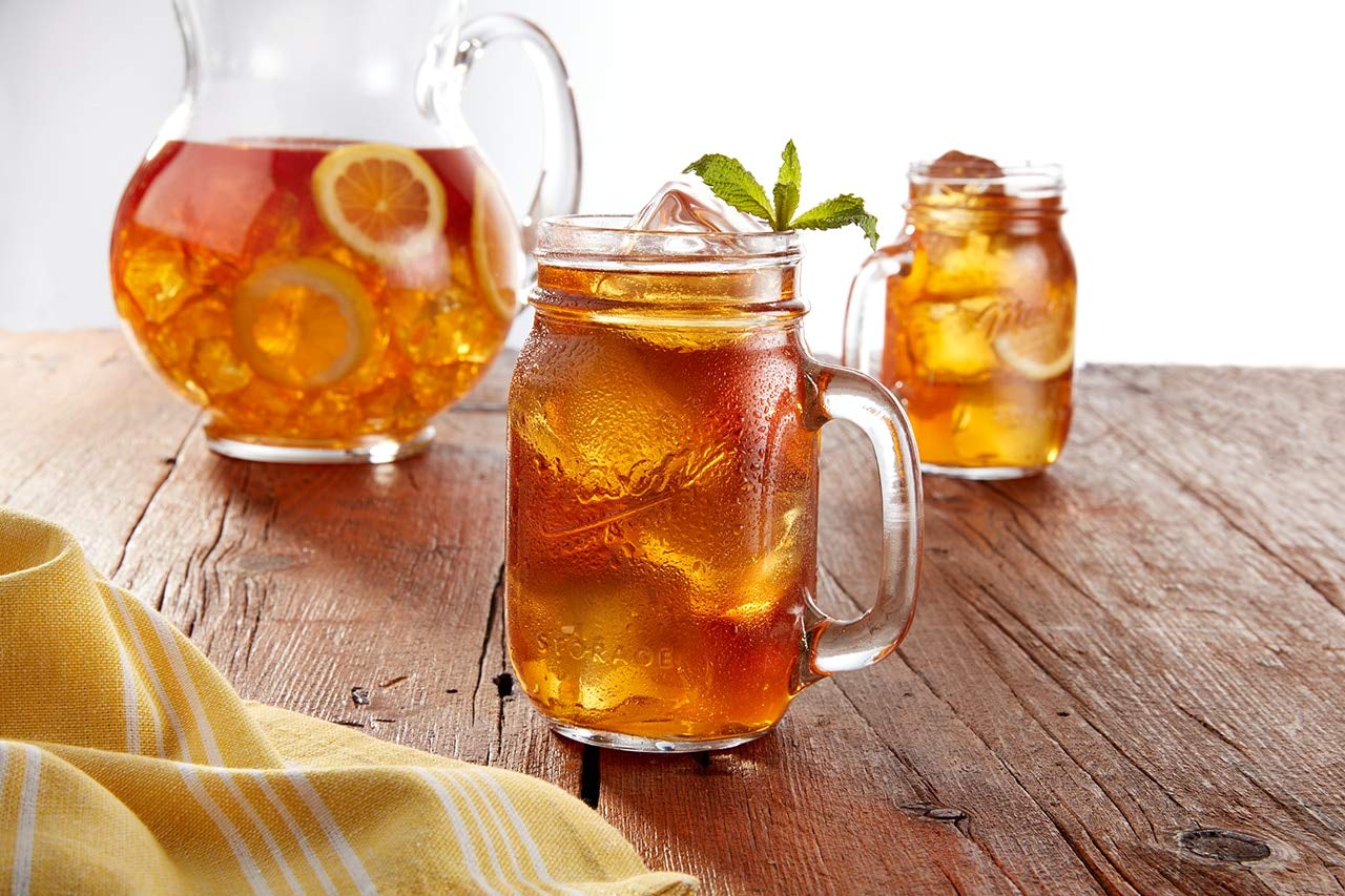 4C Light Powdered Drink Mix Cannisters, Light Decaffeinated Iced Tea, 22 Quarts, Family Sized Cannister, Low Calorie, Thirst Que