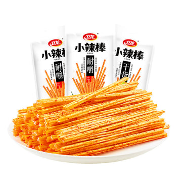 Spicy Strips - Spicy Gluten Latiao, Chinese Special Casual Snack Food, Made From Wheat/Chili/Spice, Low Sugar and Low Calories, 