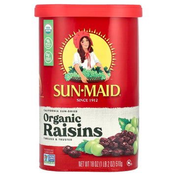 SUN-MAID Organic Raisins, 18 oz (us)