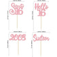 Gyufise 24Pcs Happy 16Th Birthday Cupcake Toppers Glitter Hello 16 Sweet 16 Sixteen Years Old Cupcake Picks For Celebrating 16Th