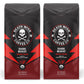 Death Wish Coffee Co. Whole Bean Dark Roast - Extra Kick of Caffeine - USA Organic Coffee Beans Bundle/Bulk - Fair Trade Arabica & Robusta Coffee - Real Dark Roast Coffee Beans 16 Ounce (Pack of 2)