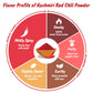 Spice Profile USDA Organic Low Heat Kashmiri Chili Powder  4 oz  Lab Tested for Heavy Metals  Milder than Deggi Mirch Chilli  Chile rojo de Cachemira en polvo