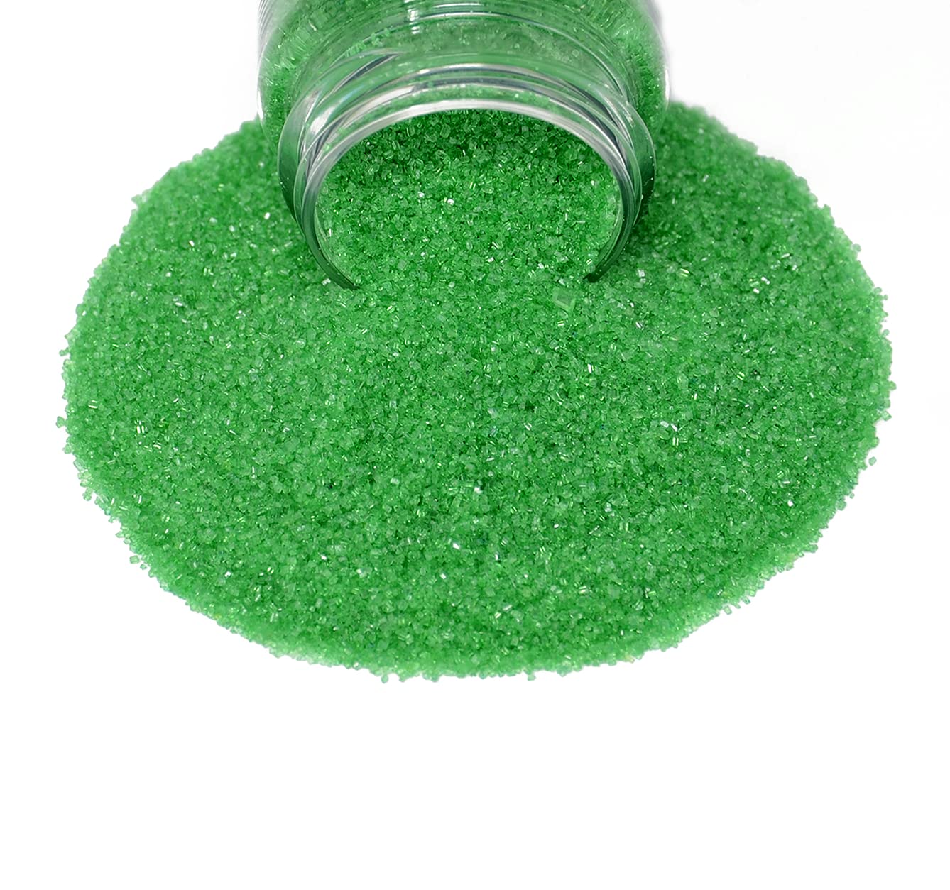 Mystic Sprinkles Sanding Sugar 4Oz Bottles (Aventurine - Grass Green Sanding Sugar 4Oz)