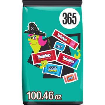 JOLLY RANCHER and TWIZZLERS Assorted Fruit Flavored  Halloween Candy Bulk Bag  100.46 oz (365 Pieces)