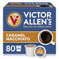 Victor Allens Coffee Caramel Macchiato Pods, Medium Roast, 80 Count, Single Serve for Keurig, Brown