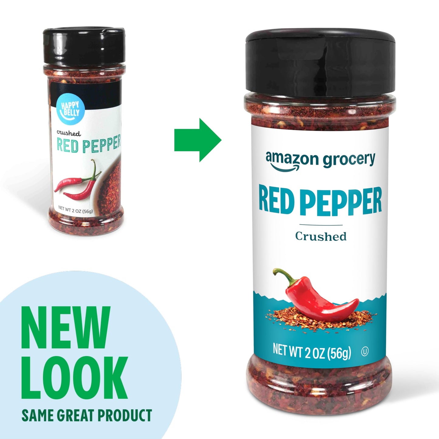 Happy Belly Crushed Red Pepper, 2 Oz, Pack of 1, Flavorful Spice for Cooking